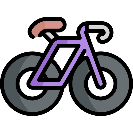 Bicycle sports and competition transportation bike icon