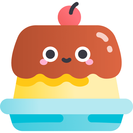 Flan food sweet food and restaurant icon