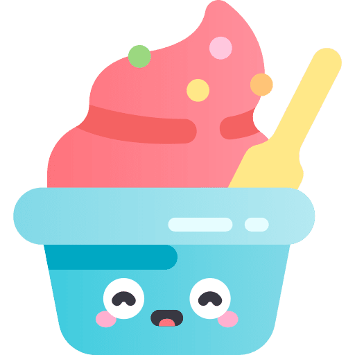 Ice cream cup cup dessert fresh icon