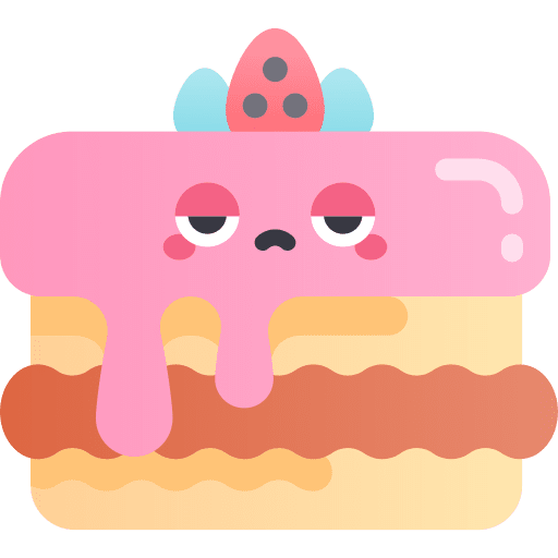 Cake sweet food and restaurant cook icon