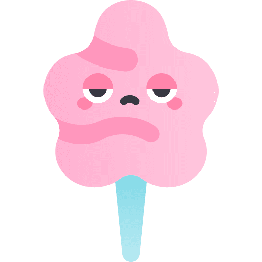 Cotton candy sugar sweet cotton candy icon