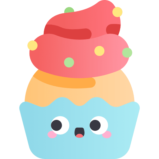 Cupcake bakery sweet food icon