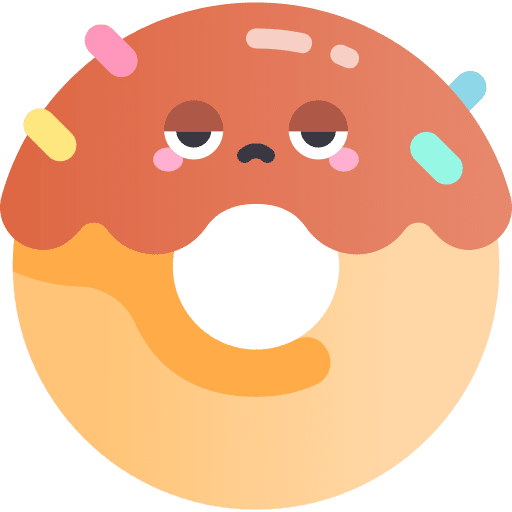 Donut food and restaurant sugar doughnut icon