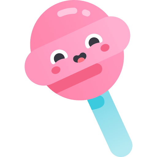 Lollipop sweet food and restaurant stick icon