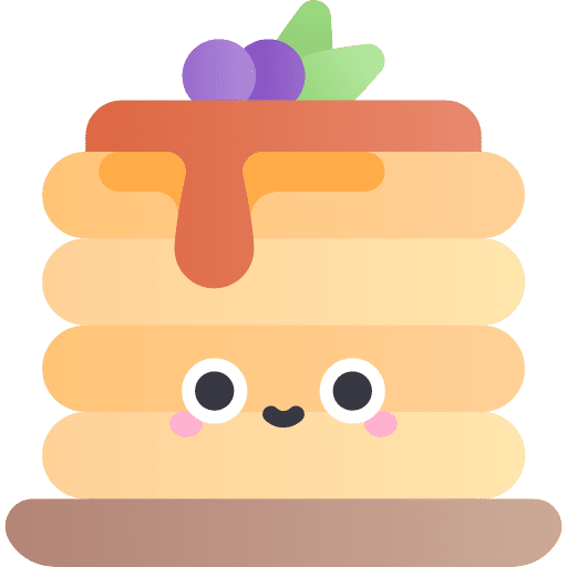 Pancakes dessert sweet baker icon