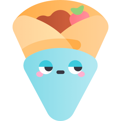 Crepe dessert food crepe icon