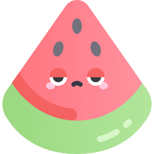 Watermelon vegetarian healthy food vegan icon