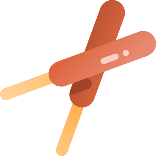 Chocolate sticks snack sticks dessert icon