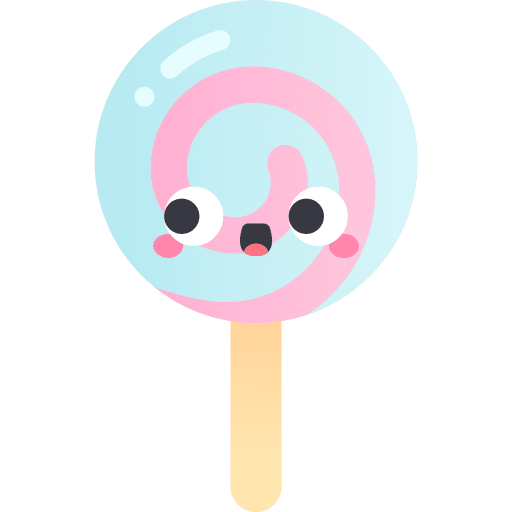 Lollipop sugar jawbreaker food icon