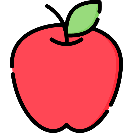 Apple vegan food apple icon