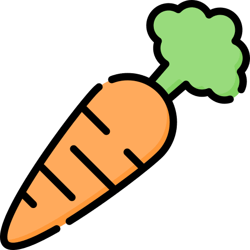 Carrot organic food food and restaurant icon