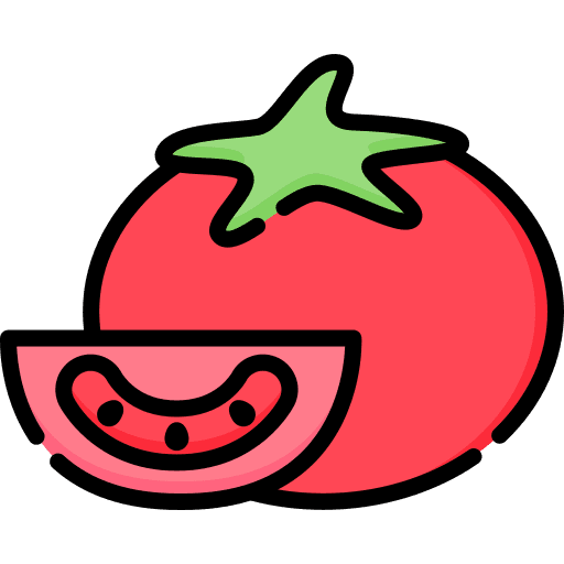 Tomato vegetarian vegetable organic icon