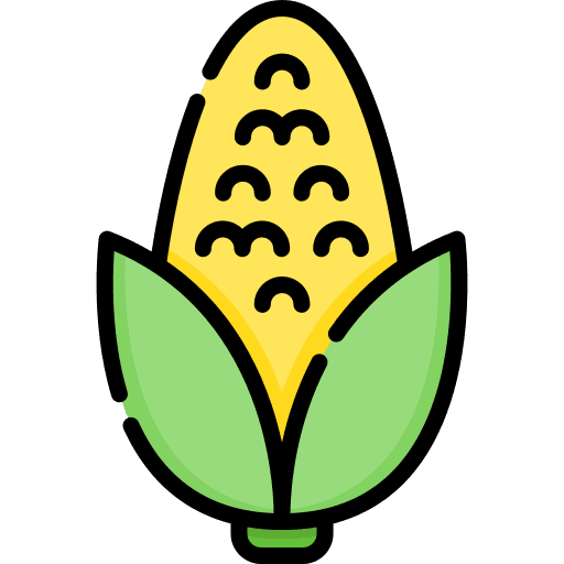 Corn vegetarian diet corn icon