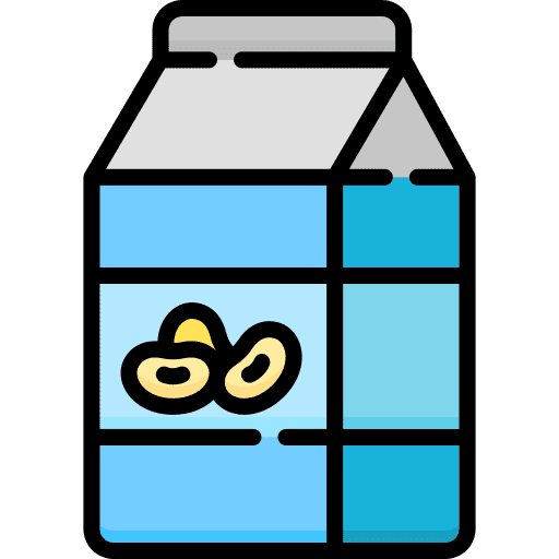 Soy milk diet soy milk healthy food icon
