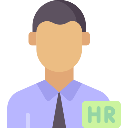Hr interview professions and jobs icon