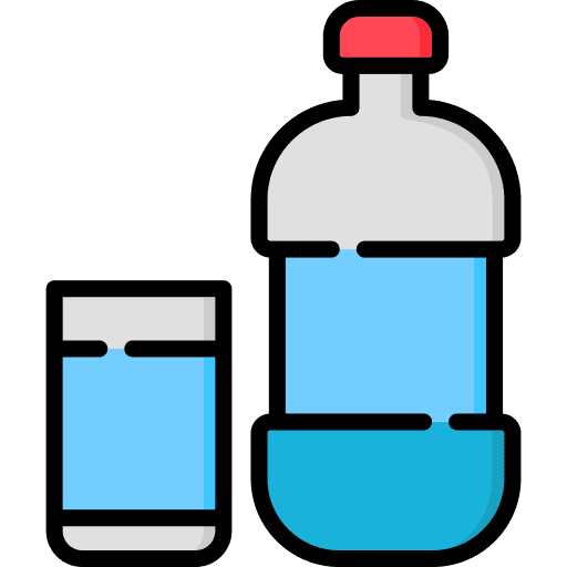 Water food drink hydratation icon