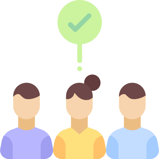 Candidate pencil selection candidate icon