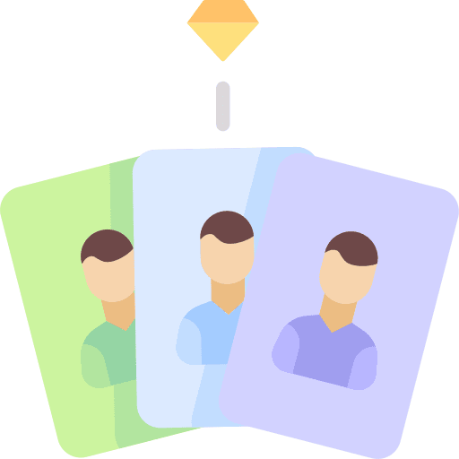 Smart candidate smart professions and jobs icon