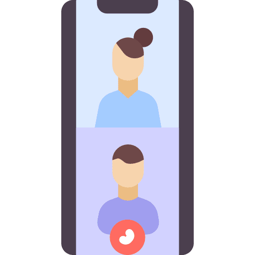 Smartphone people business and finance job icon