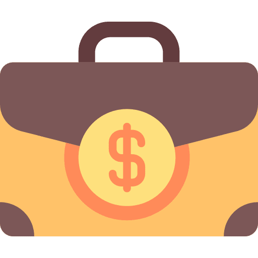 Job professions and jobs businessman portfolio icon