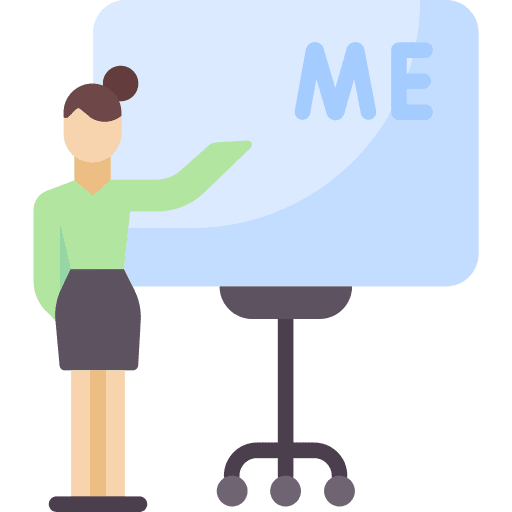 Presentation presentation job interview icon