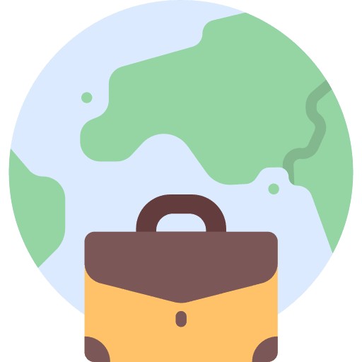 Remote world remote professions and jobs icon