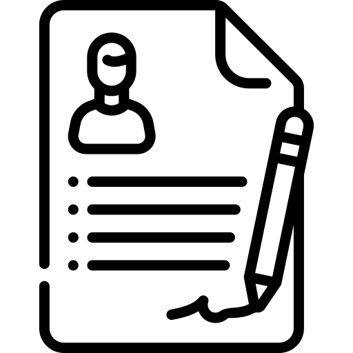 Interview interview candidate documents icon