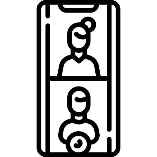 Smartphone job professions and jobs business and finance icon