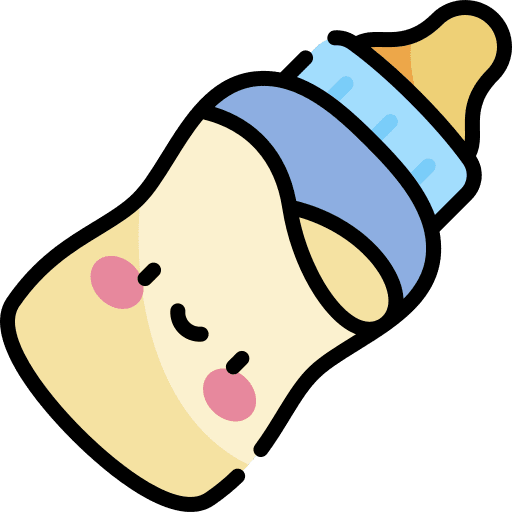 Feeding bottle kid and baby feeding bottle milk icon