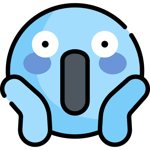 Scared scared emoticons emoji icon