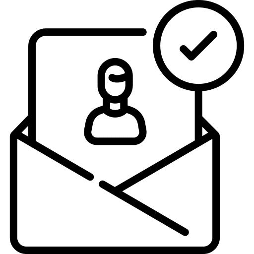 Selection selection candidate professions and jobs icon