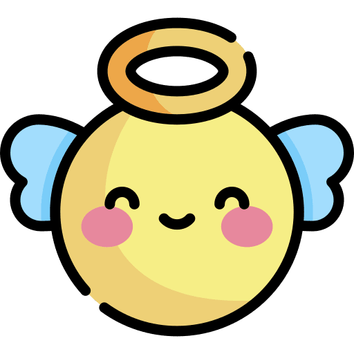 Angel smileys feelings emoticons icon
