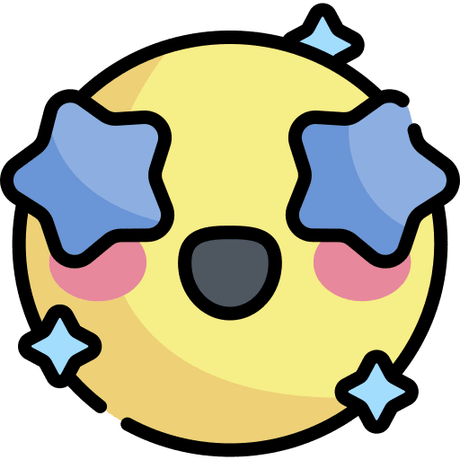 Excited smileys excited feelings icon