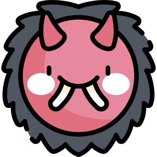 Demon feelings smileys emoji icon