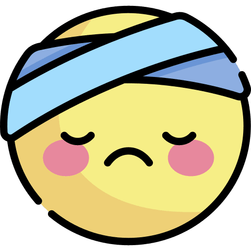 Injured injured emoji emoticons icon