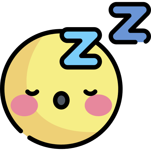 Sleeping emoji smileys feelings icon