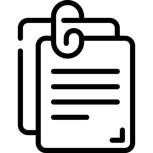 Files attach attached documents icon