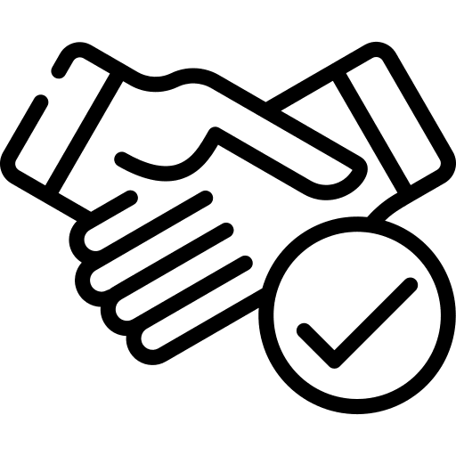 Handshake shake agreement handshake icon