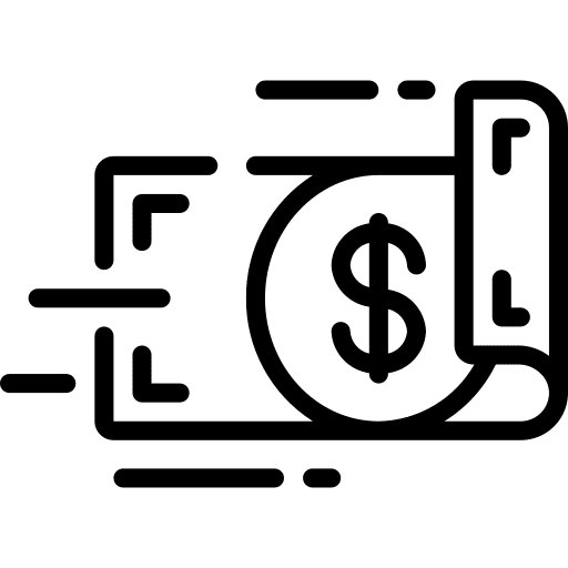 Dollar finance save money business and finance icon