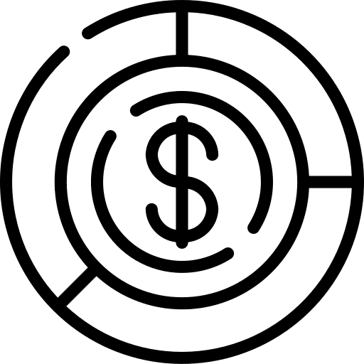 Money report business and finance dollar icon