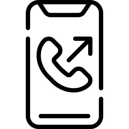 Phonecall telephone call center agent business and finance icon