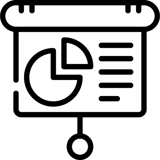 Presentation business business and finance presentation icon