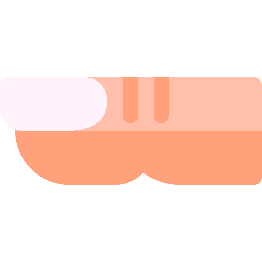 Toe feet body parts healthcare and medical icon