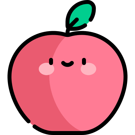 Apple food and restaurant healthy food vegan icon