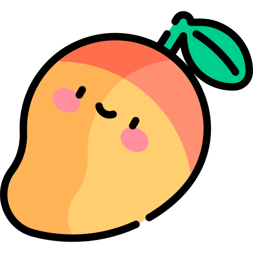 Mango food fruit vegan icon