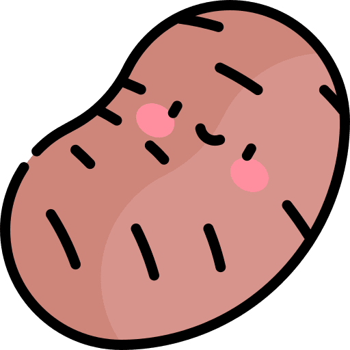 Potato food food and restaurant vegetable icon