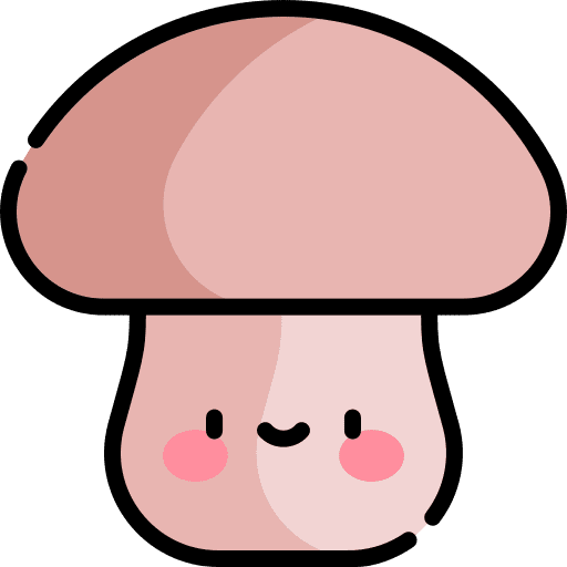 Mushroom vegetable fungi vegan icon