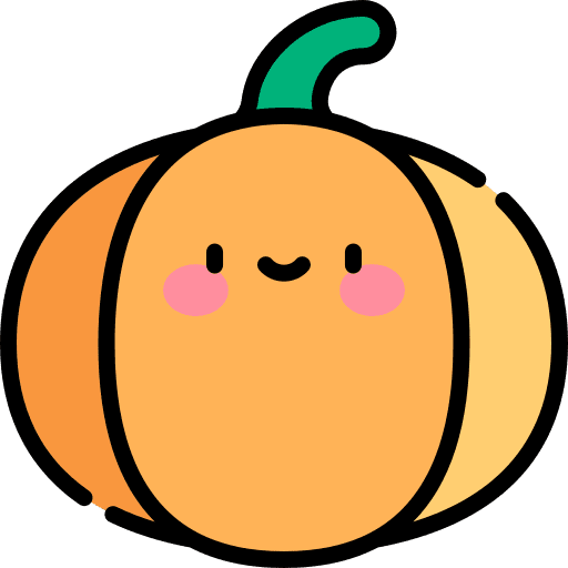 Pumpkin food and restaurant healthy food vegan icon