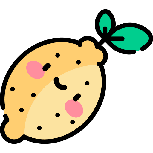 Lemon healthy food diet food and restaurant icon