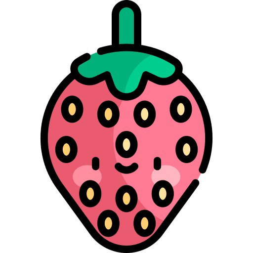 Strawberry food and restaurant fruit vegetarian icon